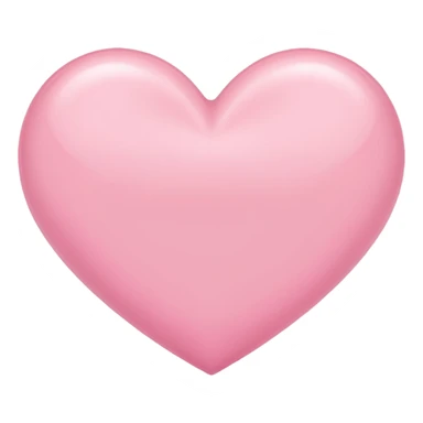 baby pink heart sticker
