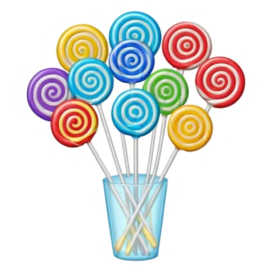 Bouquet of lolipops sticker