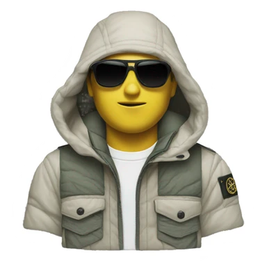 Stone Island marque  sticker