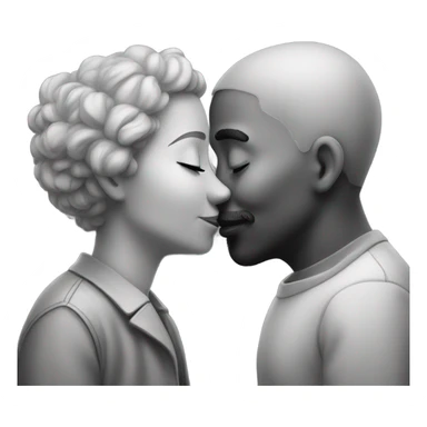 to people kissing  sticker