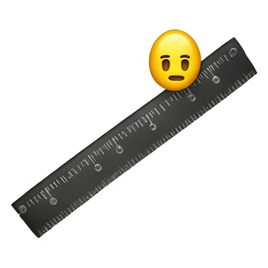 a tongue with a ruler sticker