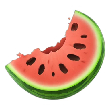 Smashed watermelon sticker