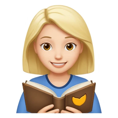 reading smutty book sticker