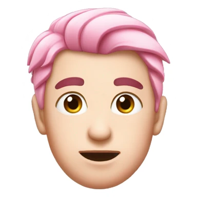 Large pink peache sticker