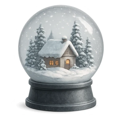 winter globe remove background sticker