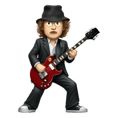 Angus Young sticker