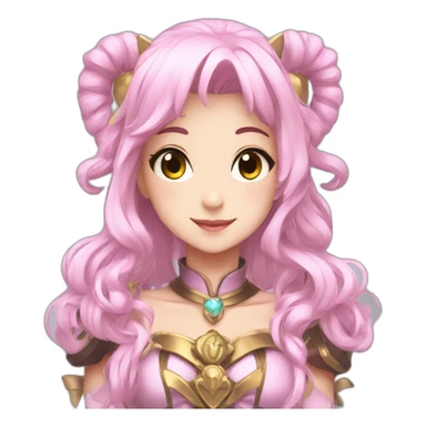 Magical girl anime sticker