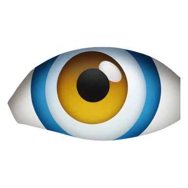 emoji blue eye sticker