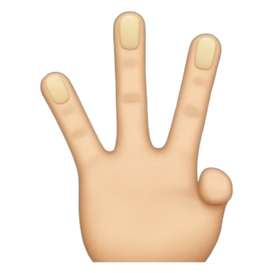 four count finger sticker