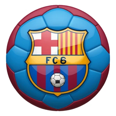 barcelona team amblem sticker