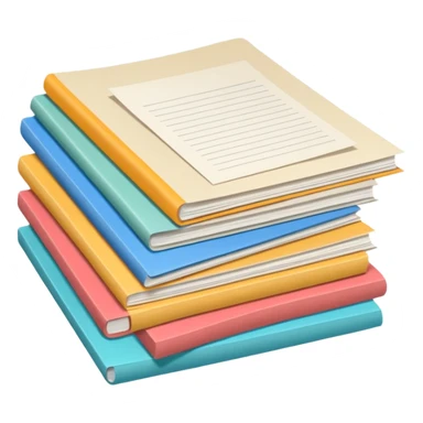 mac os mixed papers skeuomorphi sticker