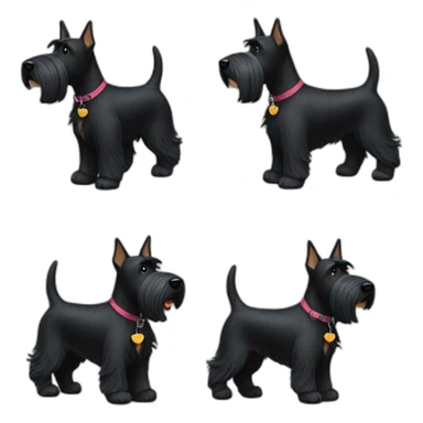 scottish-terrier-dog-walking sticker