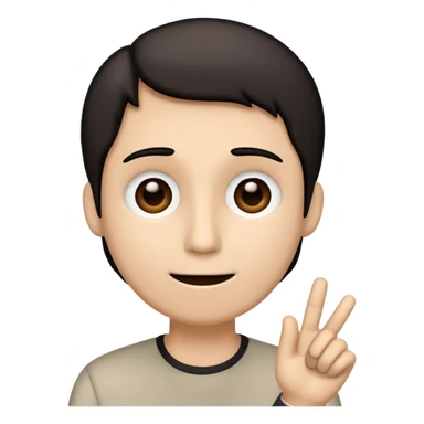 A stickman speaking sticker