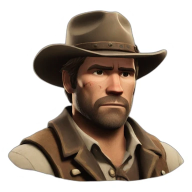 Arthur Morgan Read Dead Redemption 2 sticker
