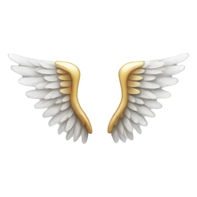 Both angel wing sticker