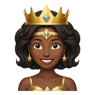 black wonder woman sticker