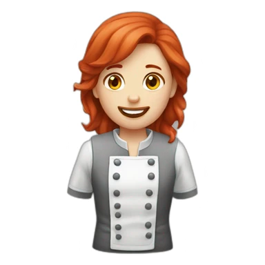 redhead butcher sticker