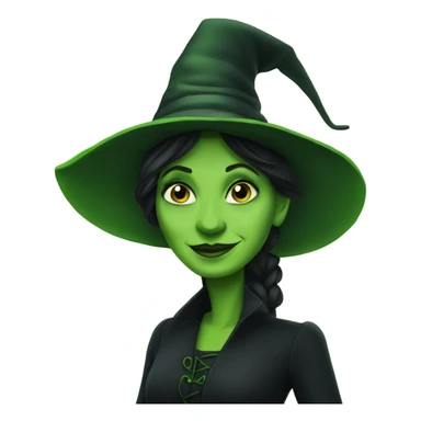 Elphaba from wicked sticker