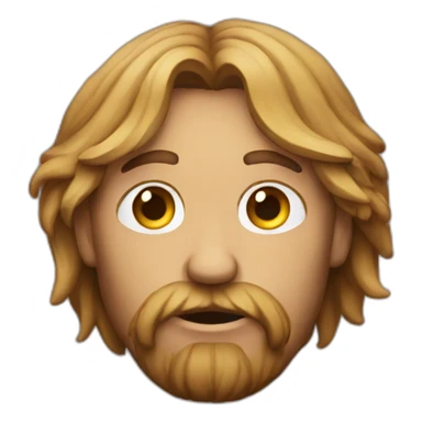 Hippie-guy-sad sticker