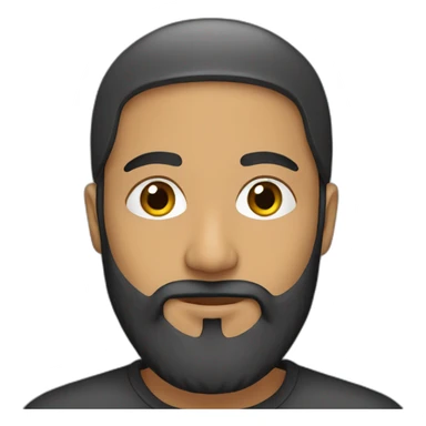 Muslim with beard sticker