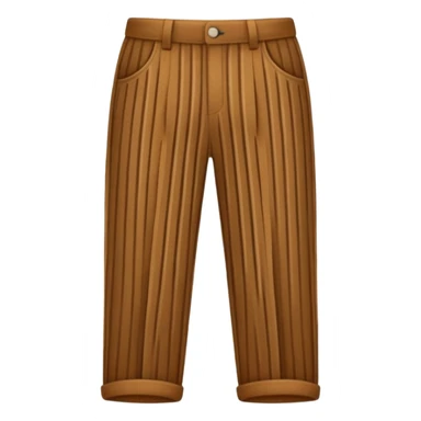 Patterned Corduroy texture ridges pants sticker