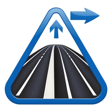 German autobahn logo sticker