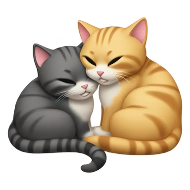 cats in love sticker