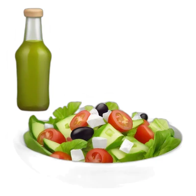 Greek salad sticker