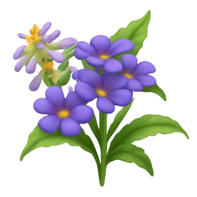 Summer flowers sticker