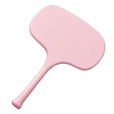 Light pink paddle upright sticker