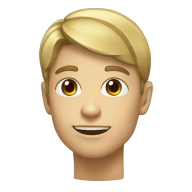 Androide comendo uma maça sticker