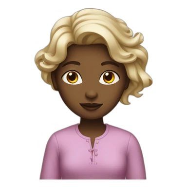 Fille métisse sticker