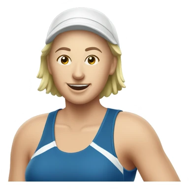 Lady pickleball sticker