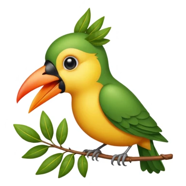 AVE CON LAUREL EN EL PICO sticker