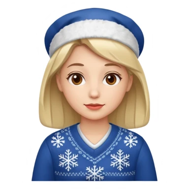 nurse wearing a christmas pullover sticker