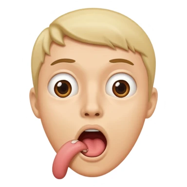 person with foot in mouth sticker