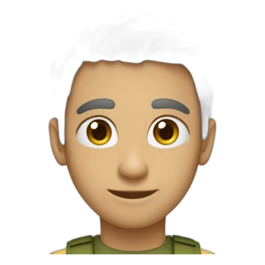 رجل كأنه من الأنمي وشعره كثيف ويكون هادئ sticker