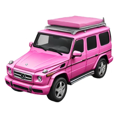 pink g wagon  sticker
