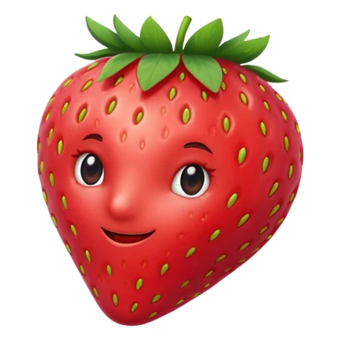 strawberry front the mic with cap sticker
