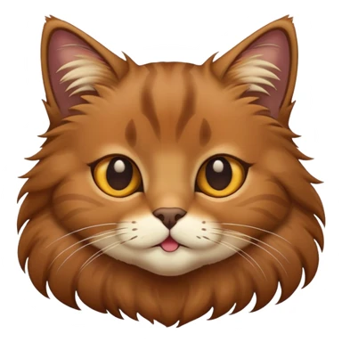 Braune katze sticker