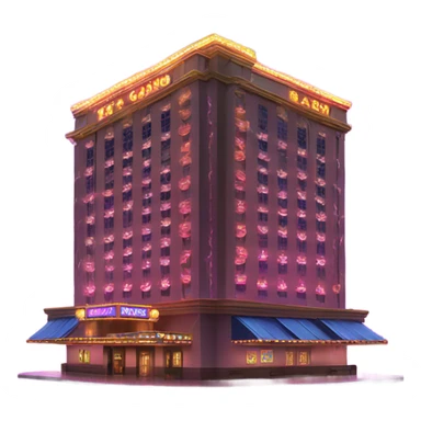 A casino in a storm sticker