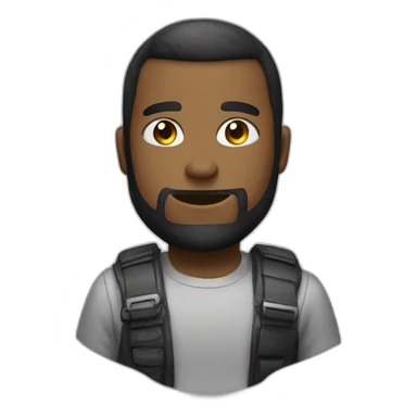 Persona jugando videojuegos sticker