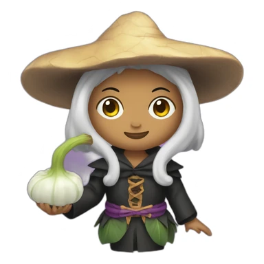 Taro witches sticker
