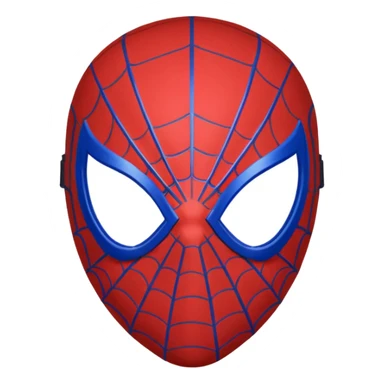 Spider man mask sticker