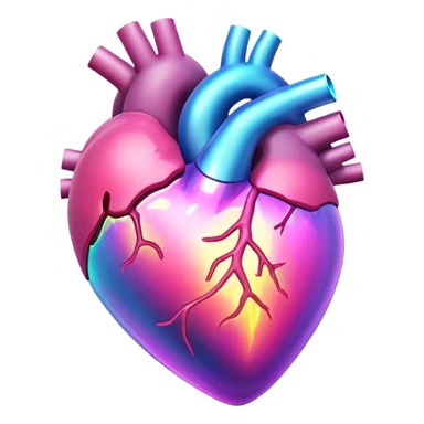 plasma heart sticker