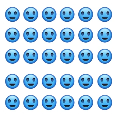 Font emoji centag biru insta sticker