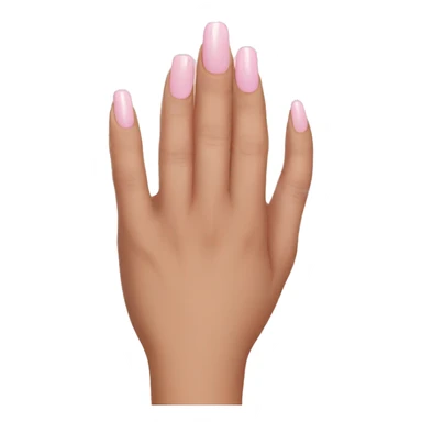Light pink nails sticker