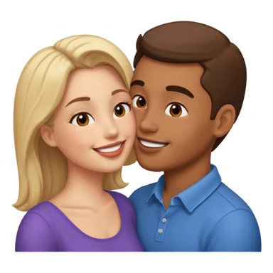 Kissing sticker