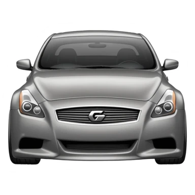 G37 coupe car lowered with dark mags darksliver car sticker