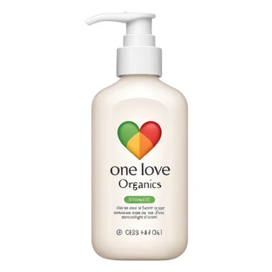 one love organics skincare sticker